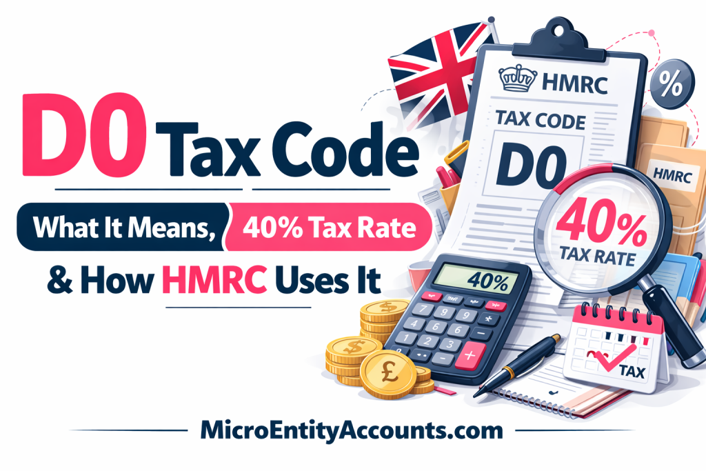 D0 Tax Code | What It Means, 40% Tax Rate & How HMRC Uses It