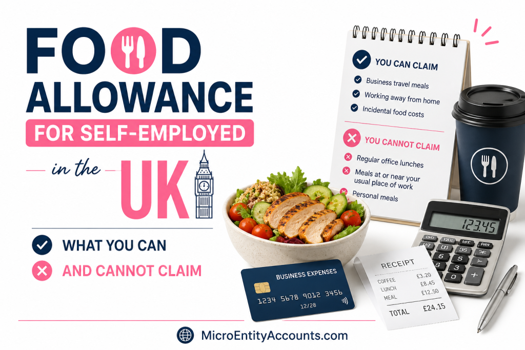 Food allowance for self employed in the UK